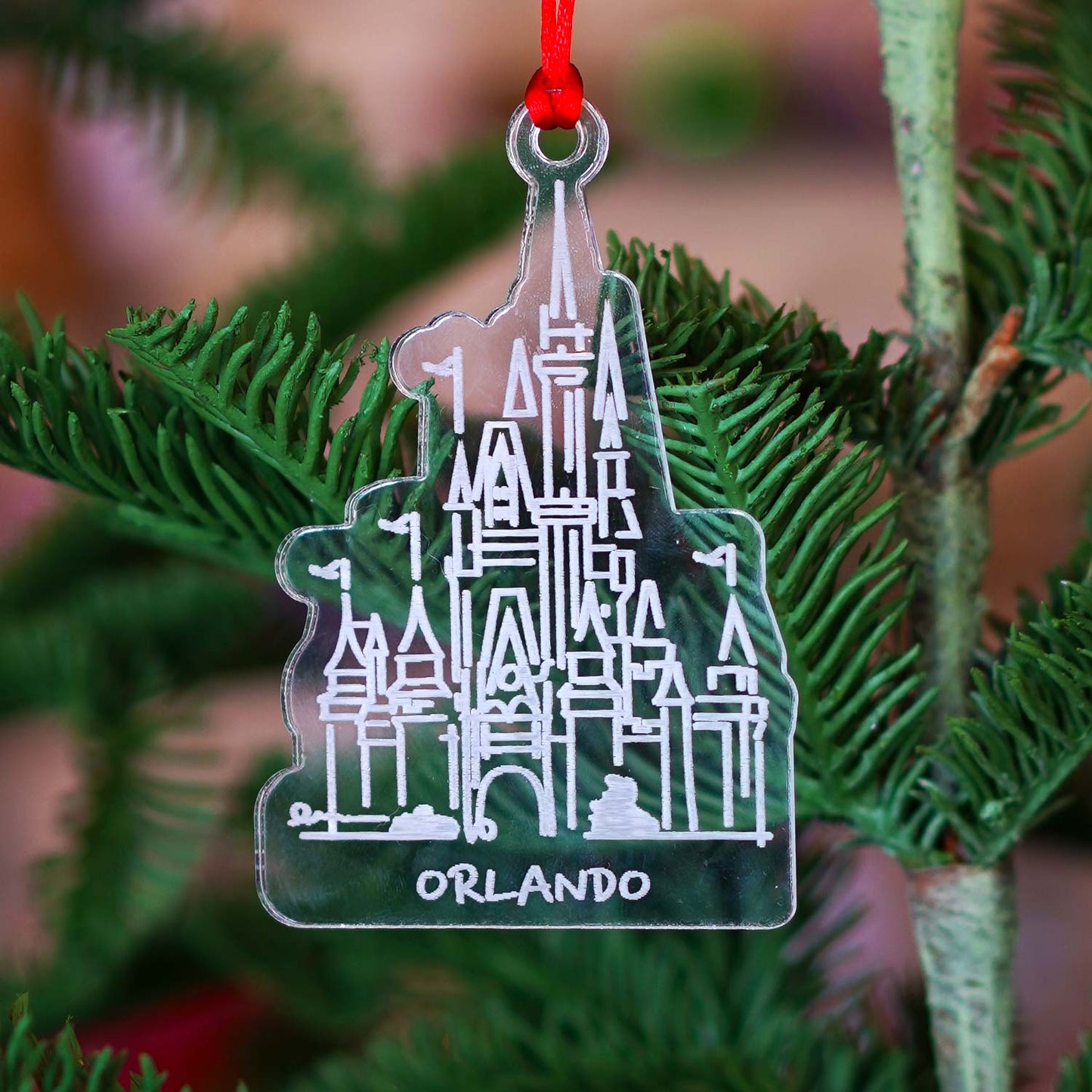 Orlando Princess Castle | Limited Edition Acrylic Ornament