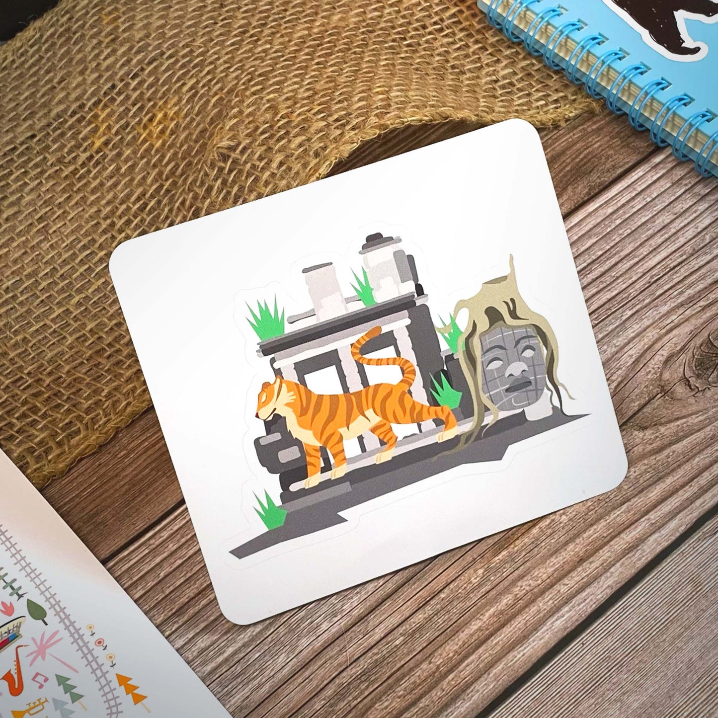 Jungle Cruise Kiss Cut Sticker | Theme Park Series