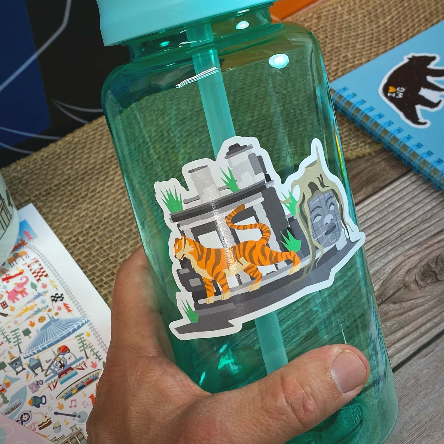 Jungle Cruise Kiss Cut Sticker | Theme Park Series