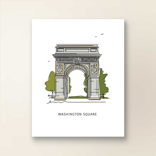 Washington Square | | NYC Landmark Series - A. B. Newton and Company