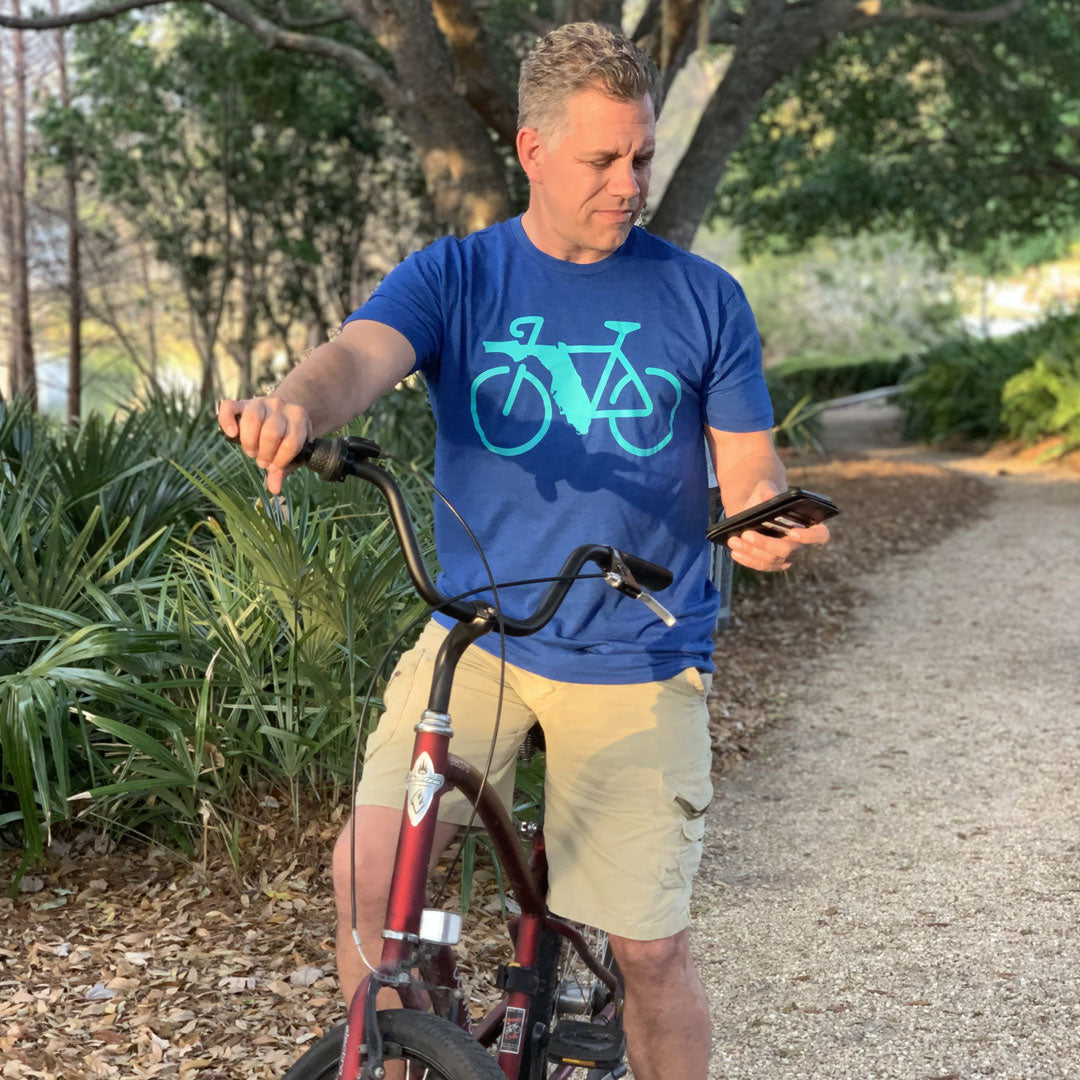 Florida Rides Royal Blue Shirt - Unisex - A. B. Newton and Company