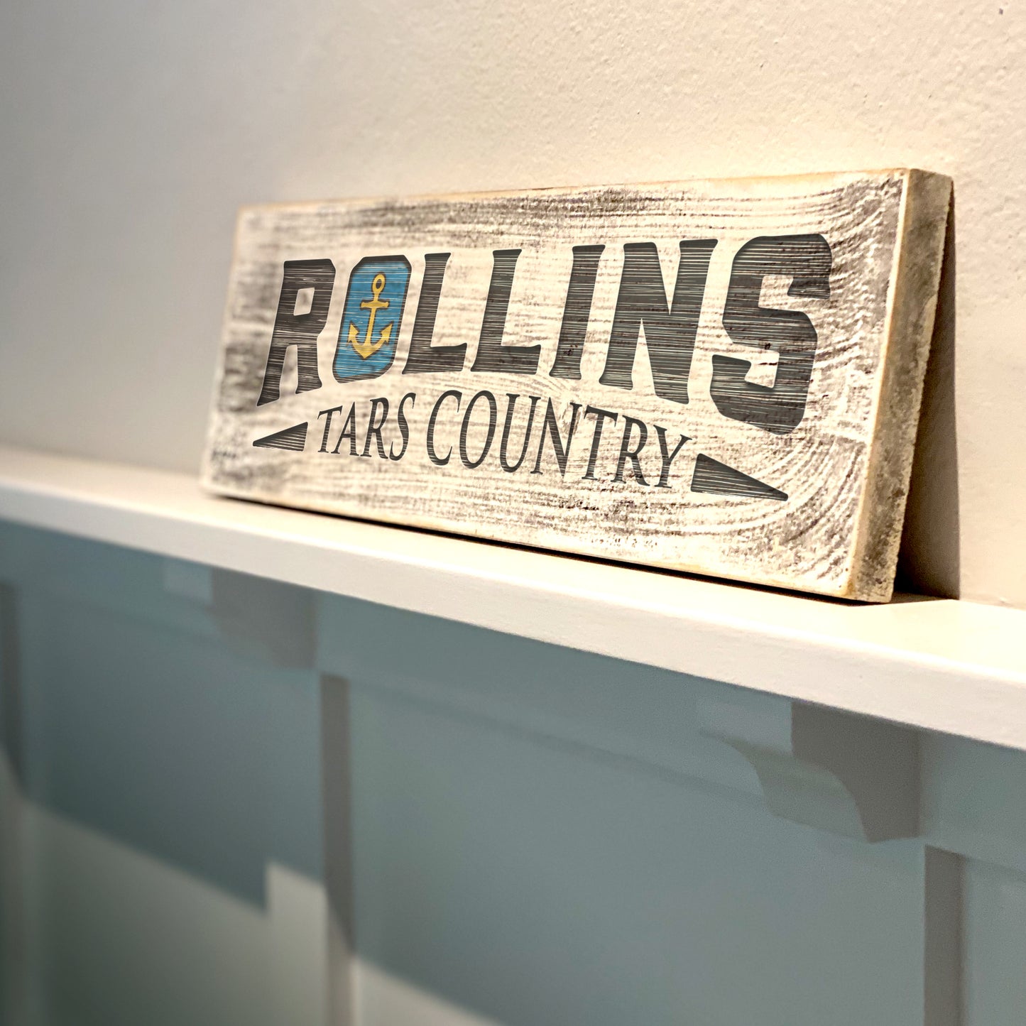 Rollins College - Handcrafted Artisan Wood Sign
