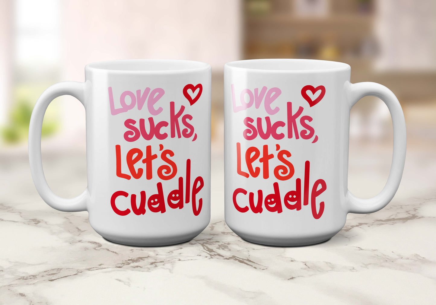 Let's Cuddle | Valentine's Day Coffee Mug