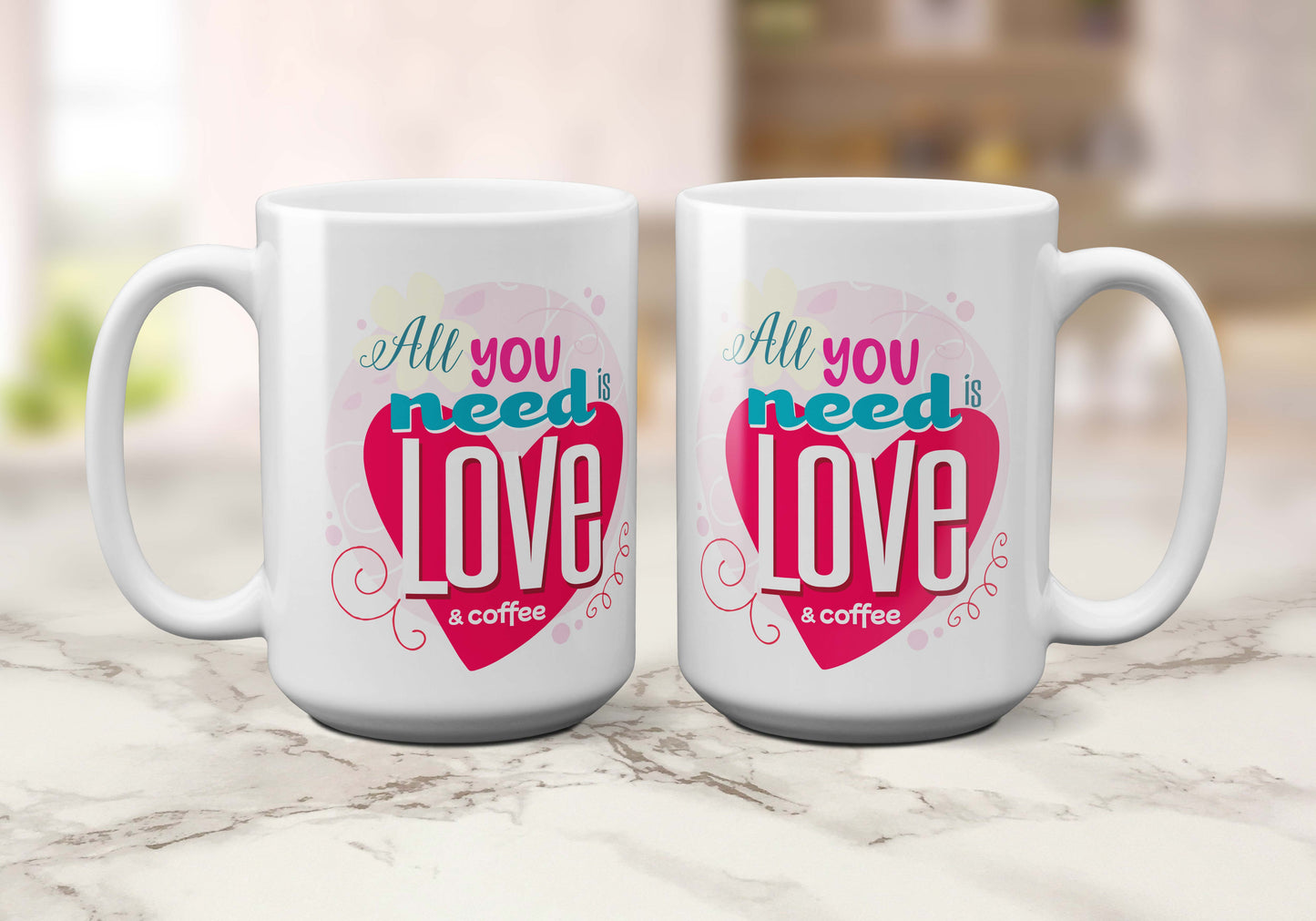 Love & Coffee | Valentine's Day Coffee Mug