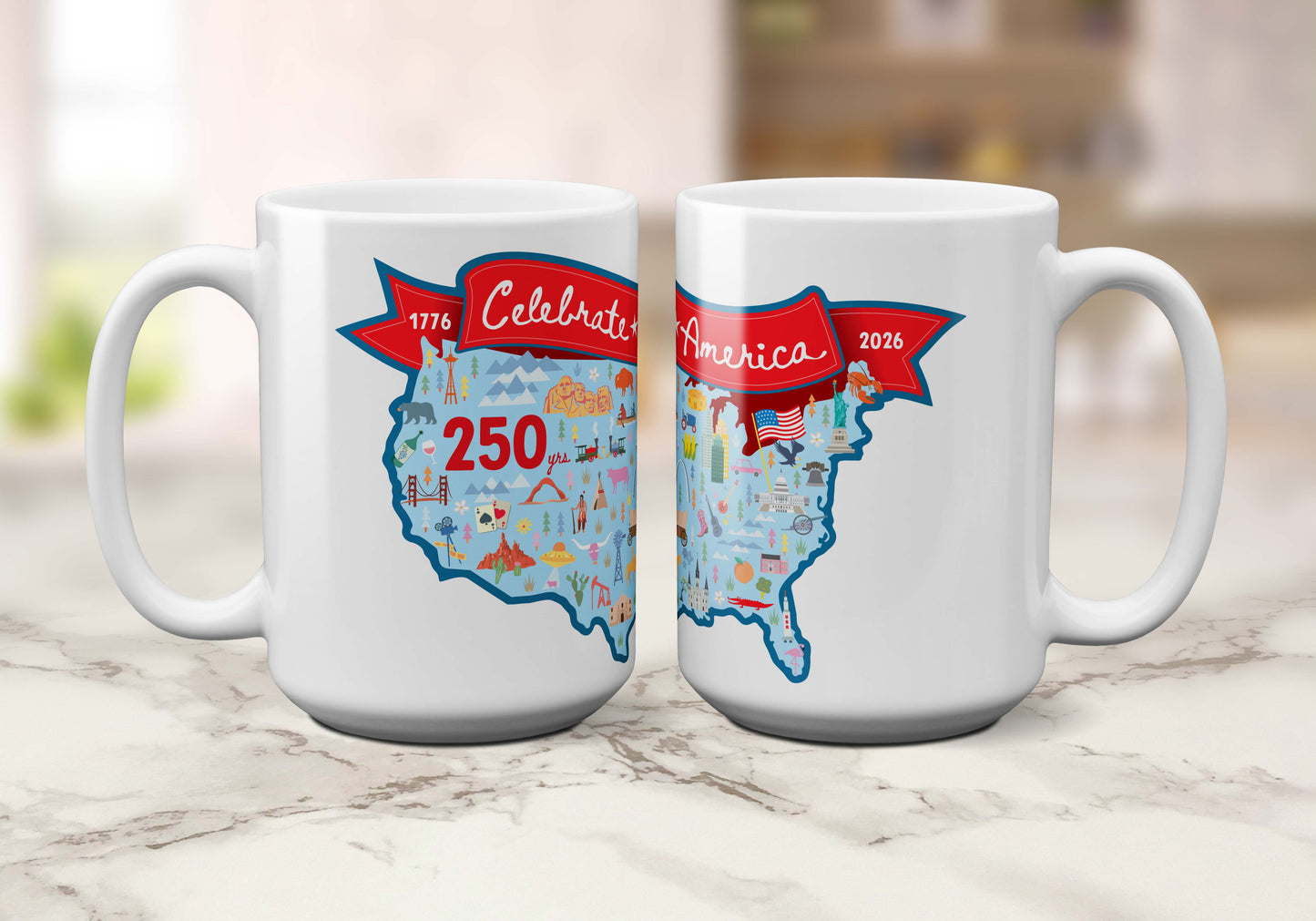 America's 250th Celebration | Limited Edition | 15oz Mug