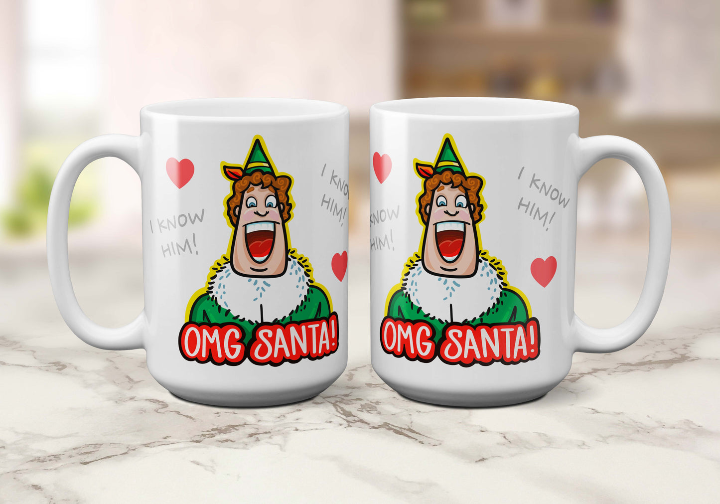 OMG Santa! | 15oz Holiday Coffee Mug