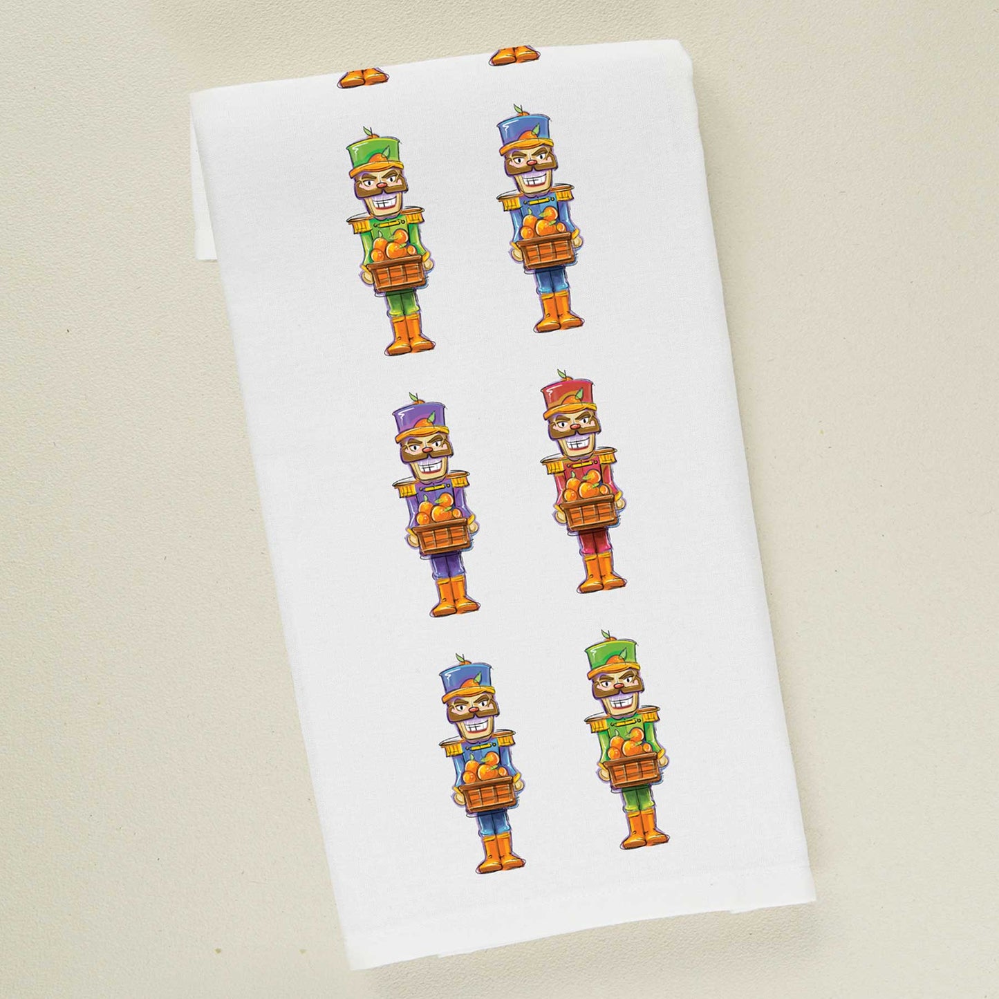 Florida Nutcrackers | Holiday Tea Towel - A. B. Newton and Company