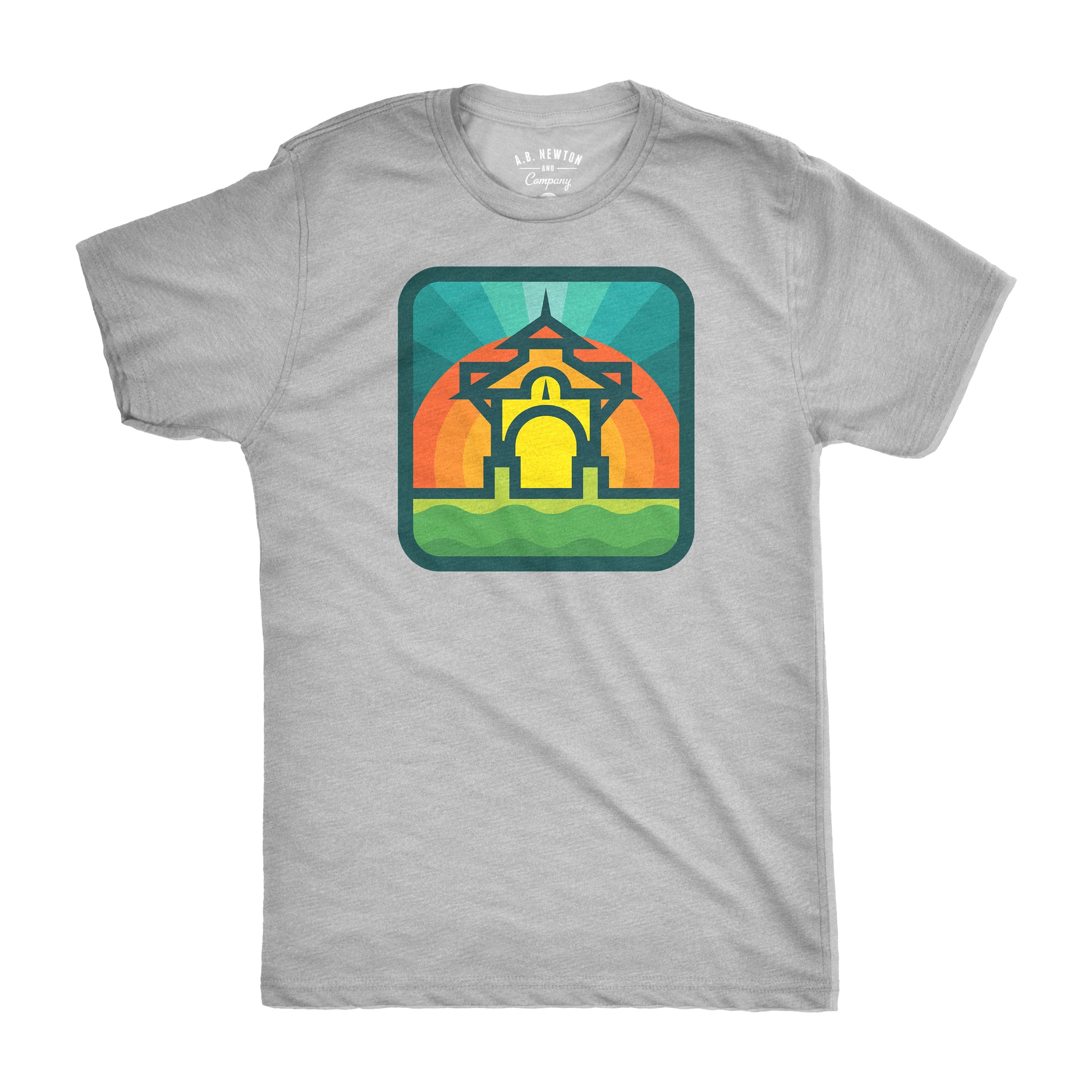 Sunset Clock Tower |  T-shirt - A. B. Newton and Company
