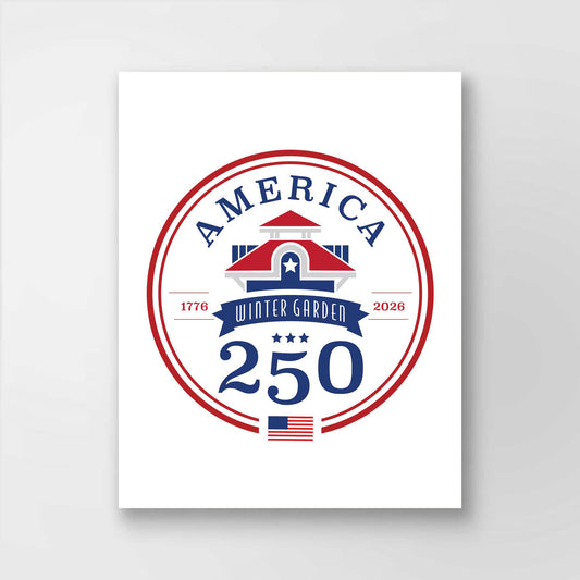 America 250th Inspired Art Print