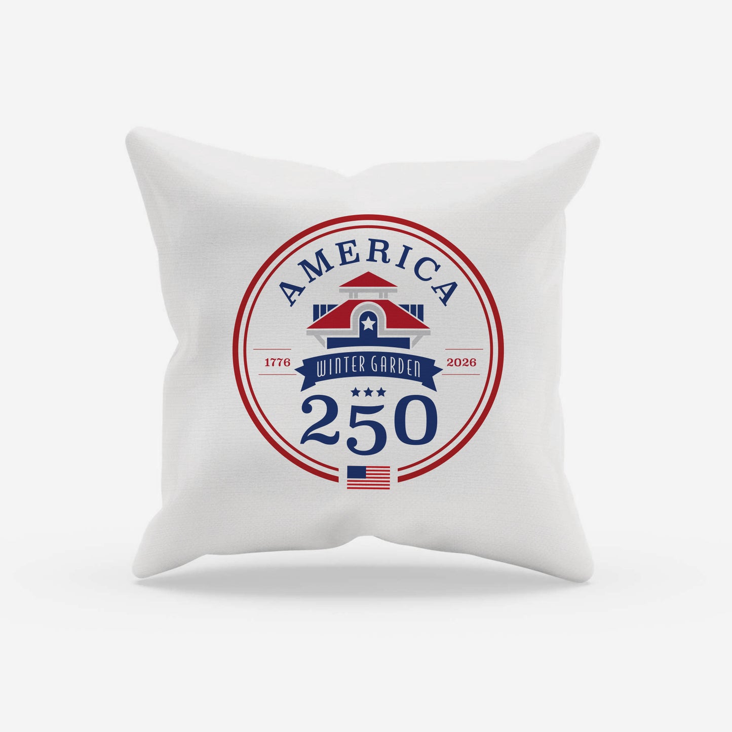America 250th Inspired Throw Pillow