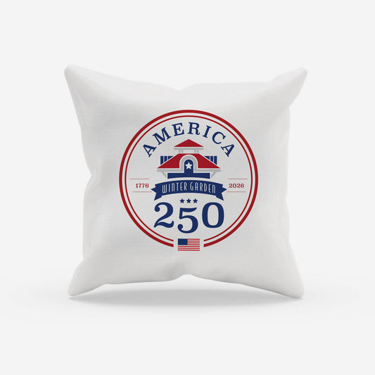 America 250th Inspired Throw Pillow