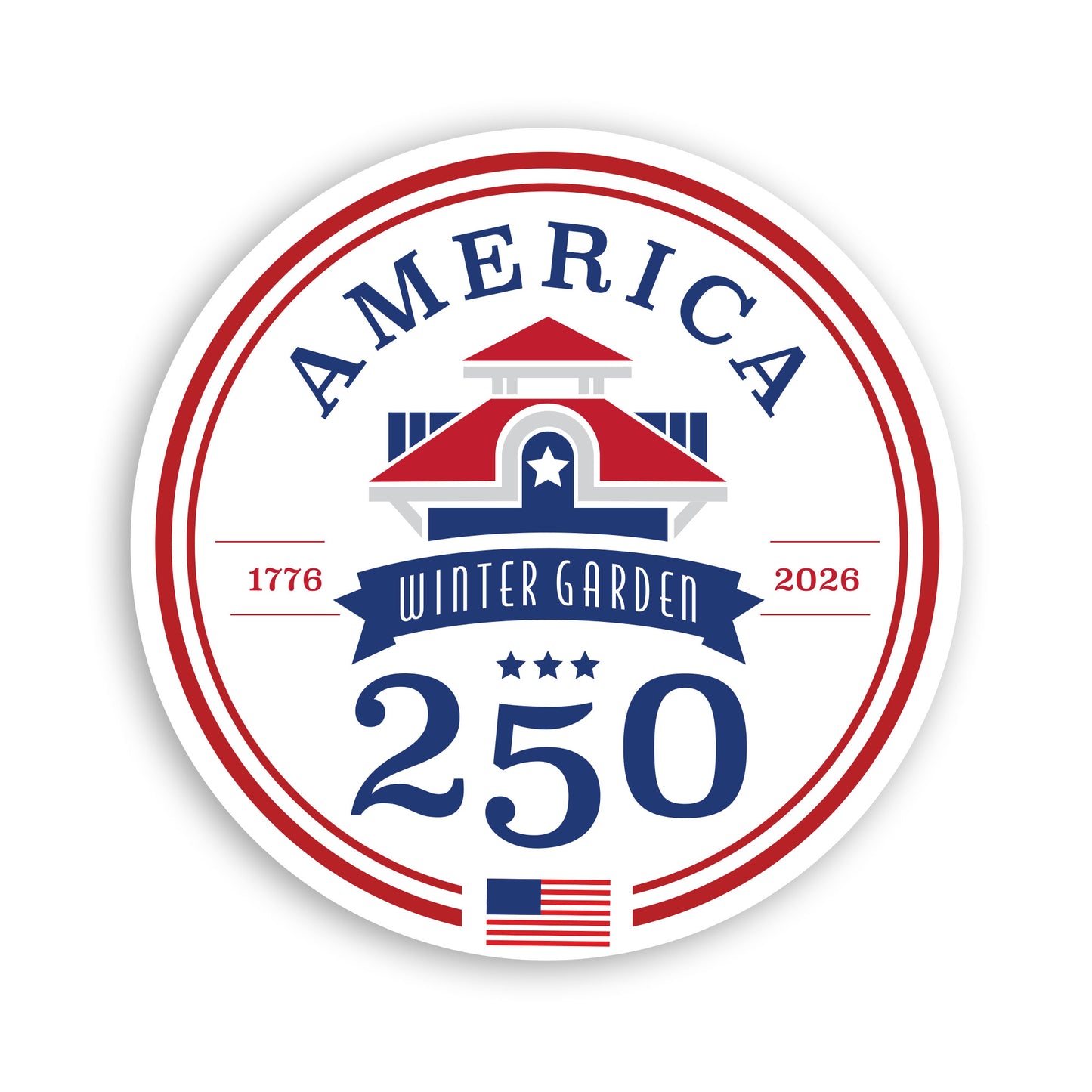 America 250th Inspired Sticker