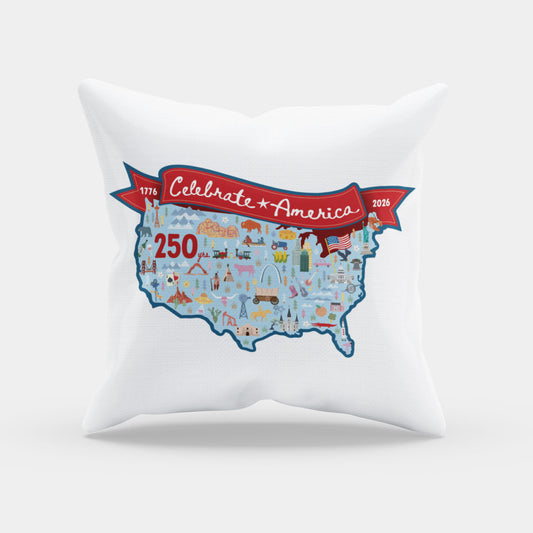 America's 250th Celebration | Limited Edition | Throw Pillow