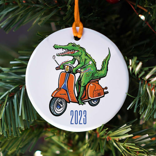 Florida Gator | Ceramic Holiday Ornament | Limited Edition