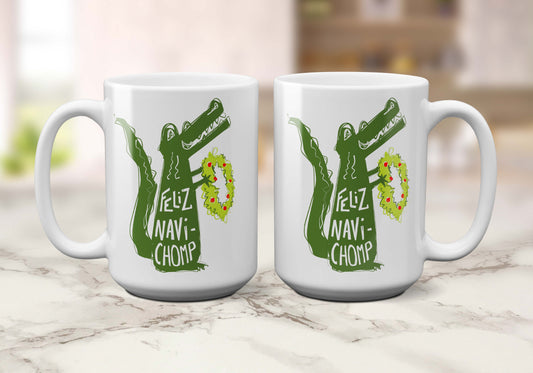 Feliz Navi Chomp | 15oz Holiday Coffee Mug