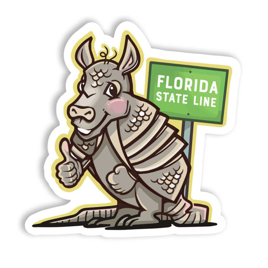 Florida Armadillo | A Florida Inspired Sticker