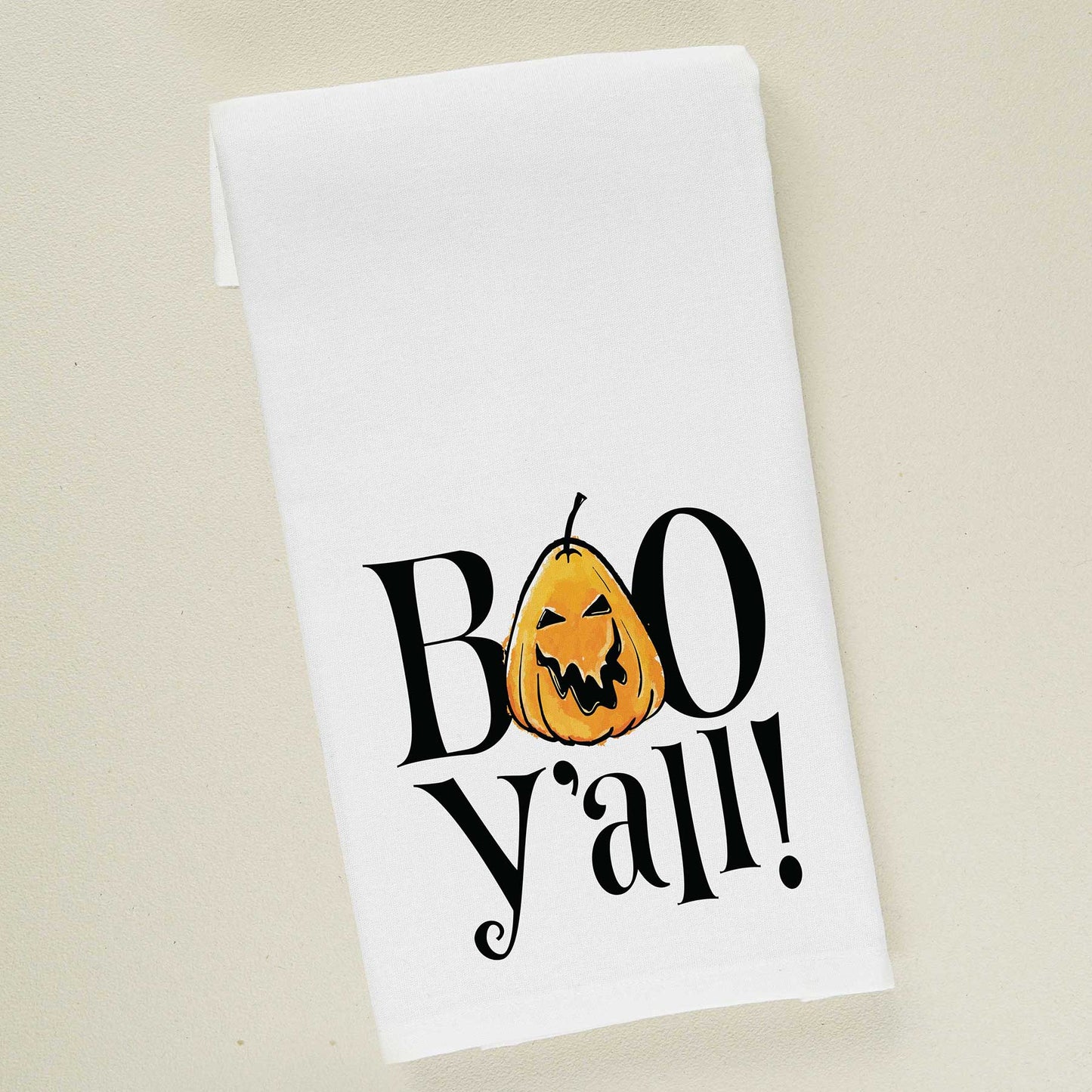 Boo Y'all | Halloween Tea Towel