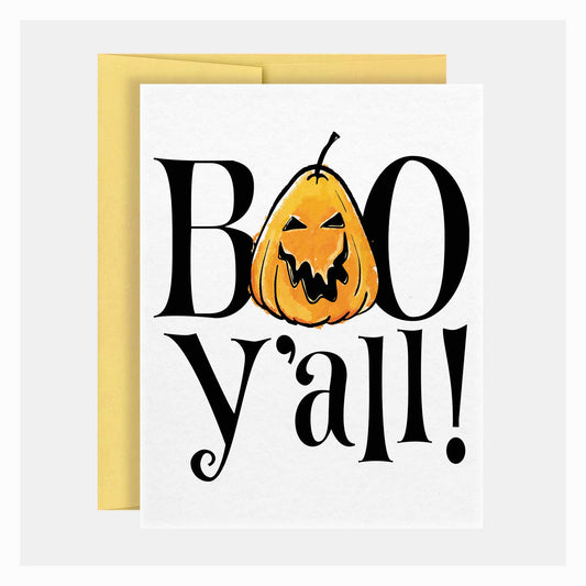 Boo Y'all | Halloween Greeting Card