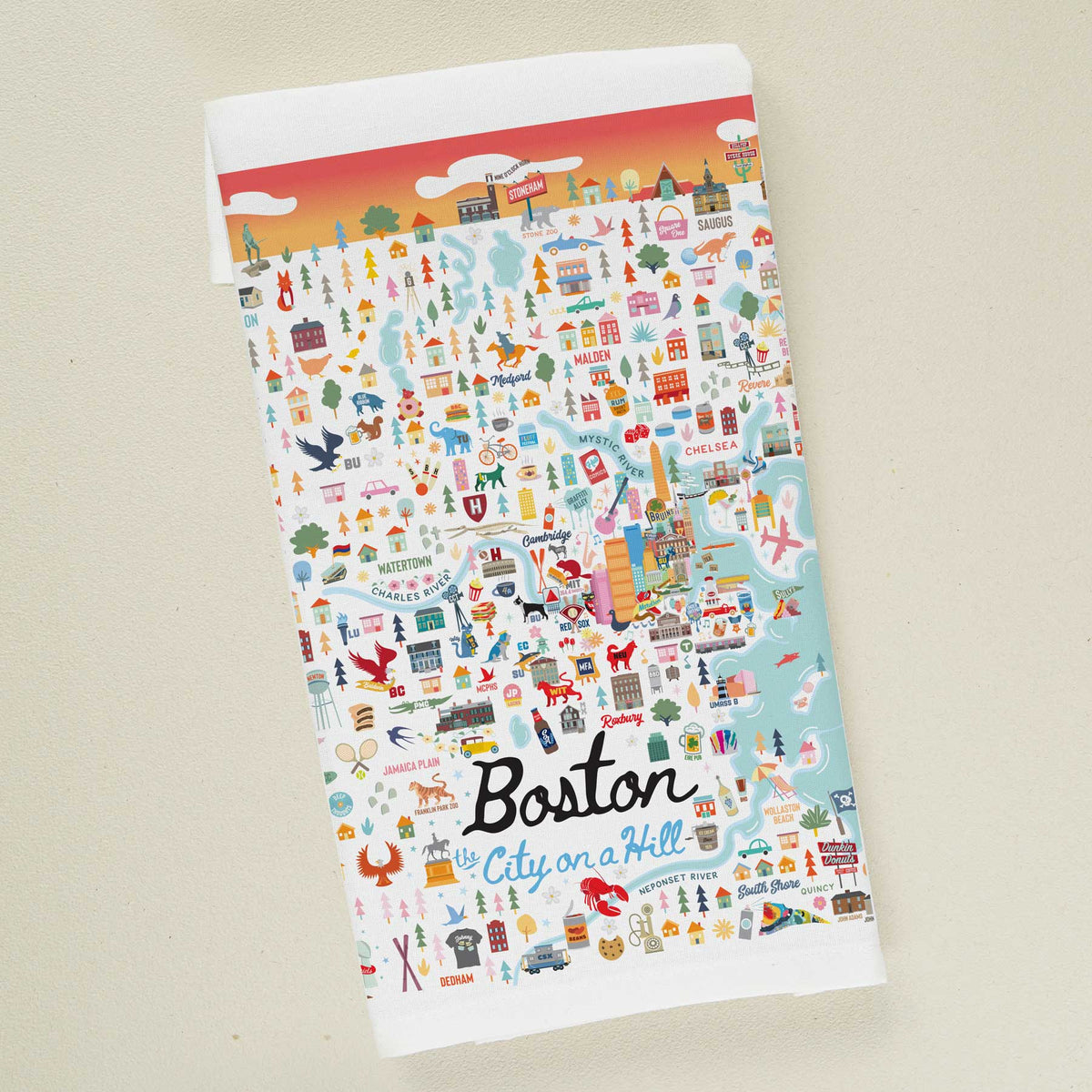 Boston, MA | City Series | Tea Towel