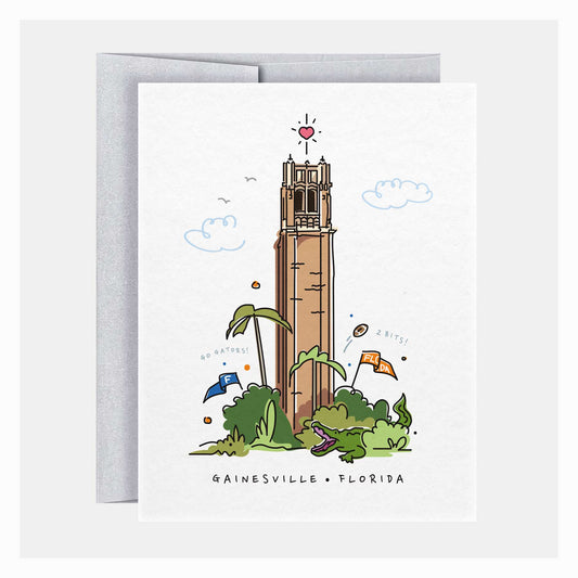 Century Tower | Collegiate Series | Greeting Card