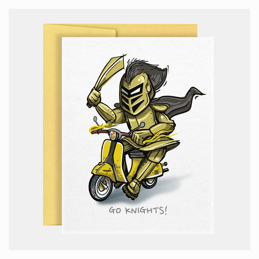 Knightro Scooter | Collegiate Series | Greeting Card