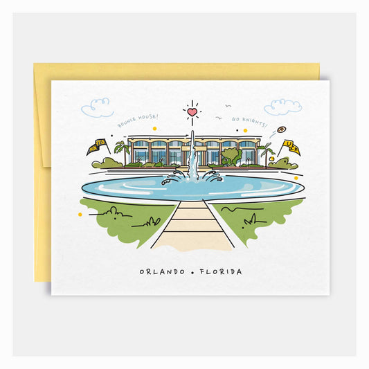 Reflecting Pond | Collegiate Series | Greeting Card
