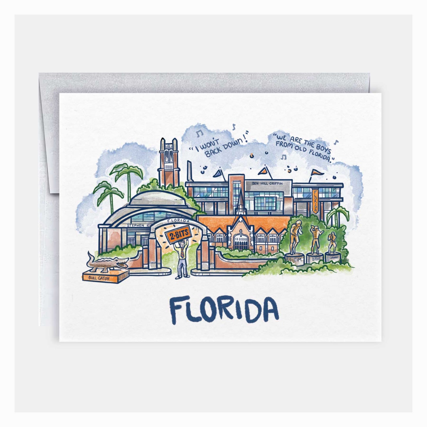 Florida Campus Life | Collegiate Series | Greeting Card