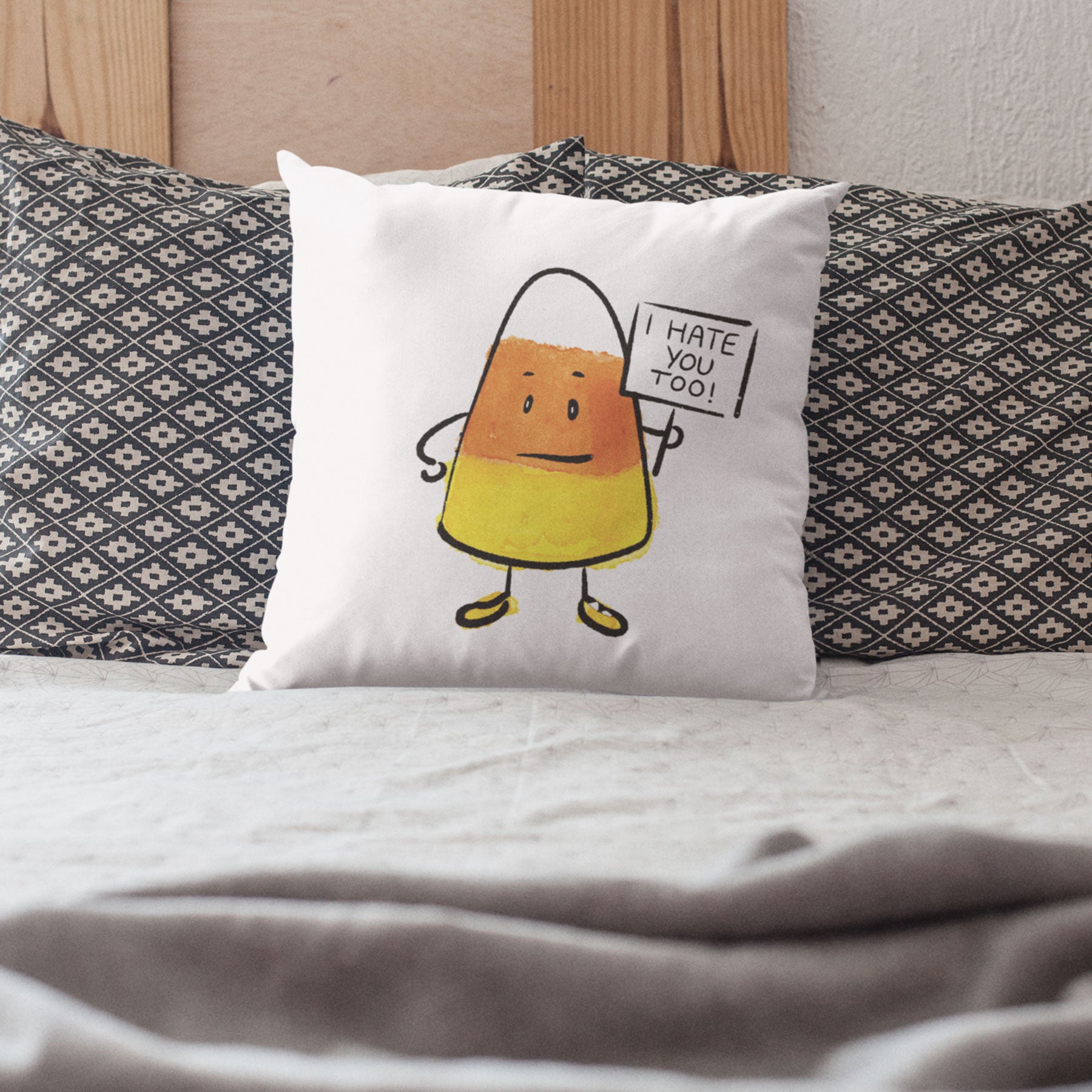 Candy Corn | Throw Pillow - A. B. Newton and Company