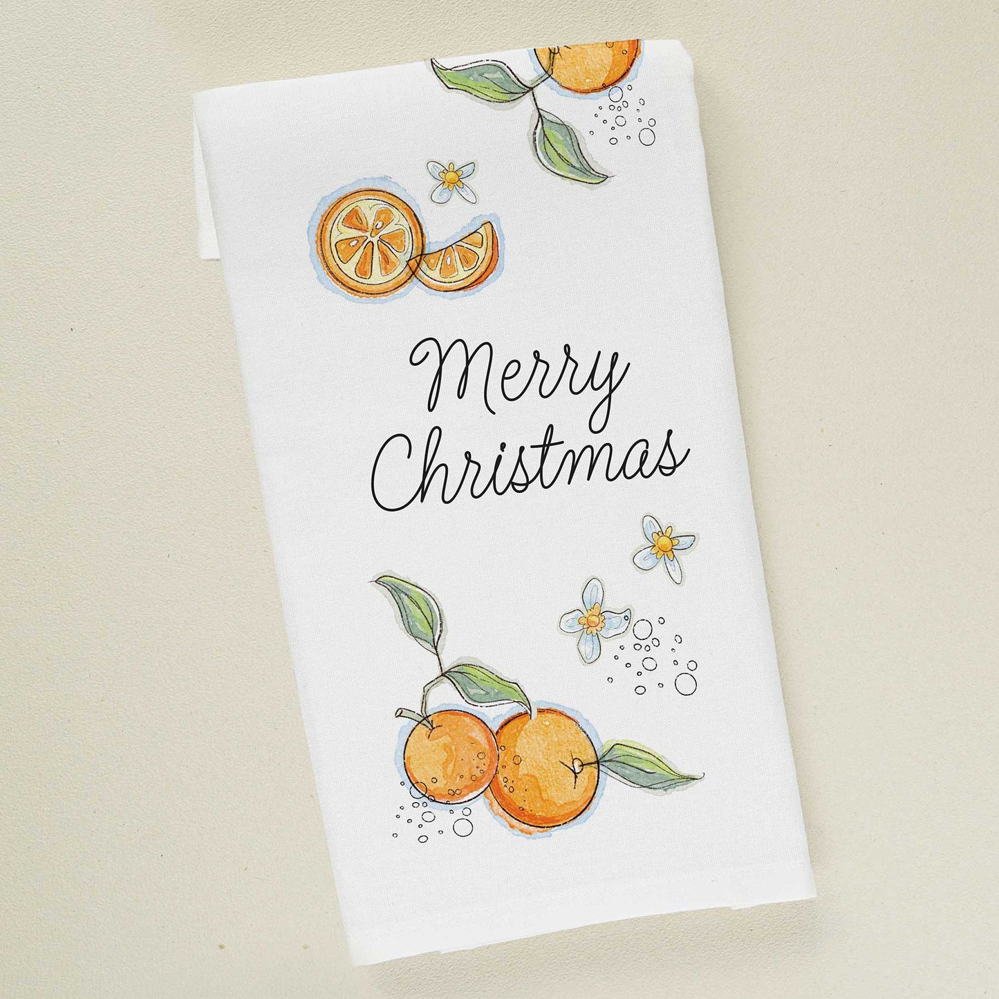 Merry Christmas | Holiday Tea Towel