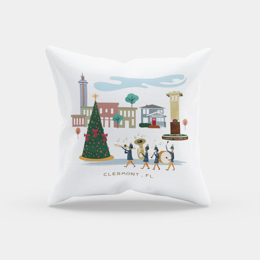 Clermont Christmas Cheer | Christmas Throw Pillow