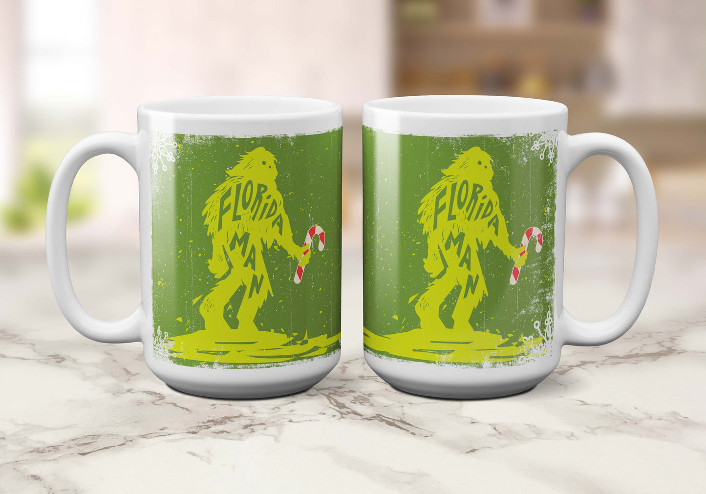 Festive Florida Man | 15oz Holiday Coffee Mug