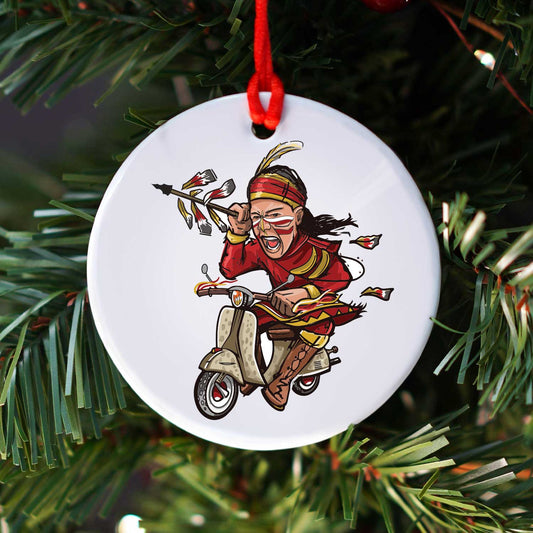 Florida State Noles Scooter | Ceramic Holiday Ornament