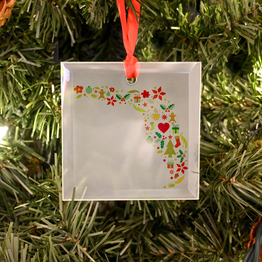 Florida Cheer | Glass Holiday Ornament - A. B. Newton and Company
