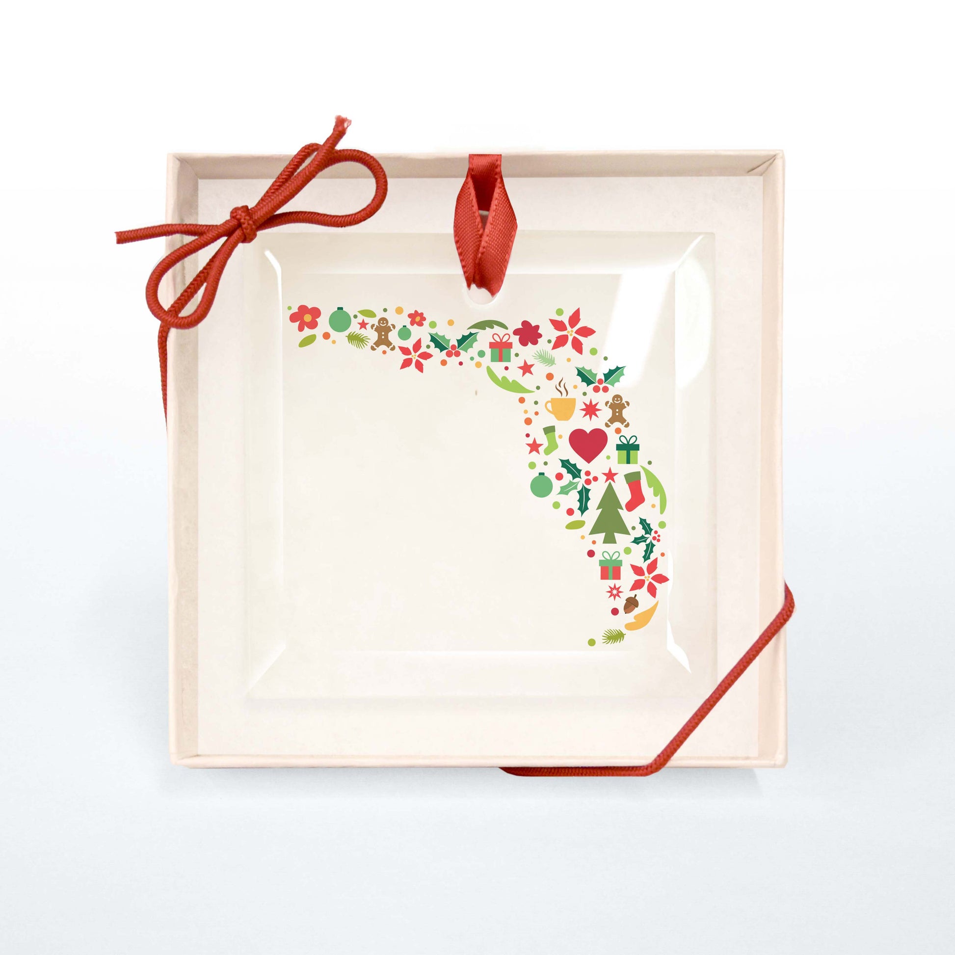 Florida Cheer | Glass Holiday Ornament - A. B. Newton and Company