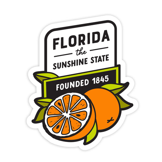 Florida The Sunshine State | A Florida Inspired Sticker - A. B. Newton and Company
