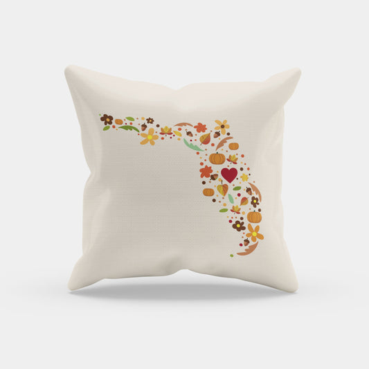 Florida Fall | Throw Pillow - A. B. Newton and Company