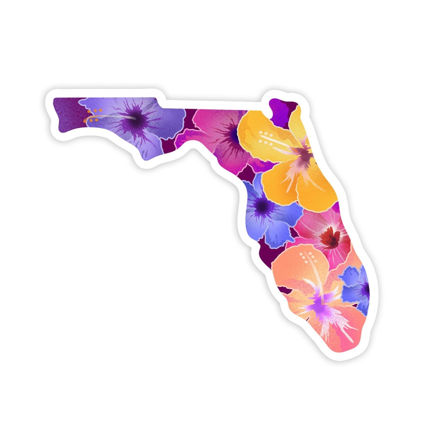 Florida State Hibiscus | A Florida Inspired Sticker