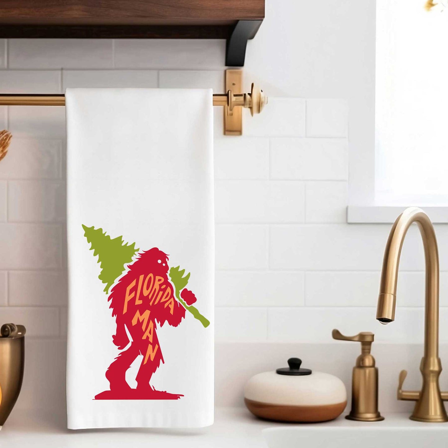 Florida Man | Holiday Tea Towel