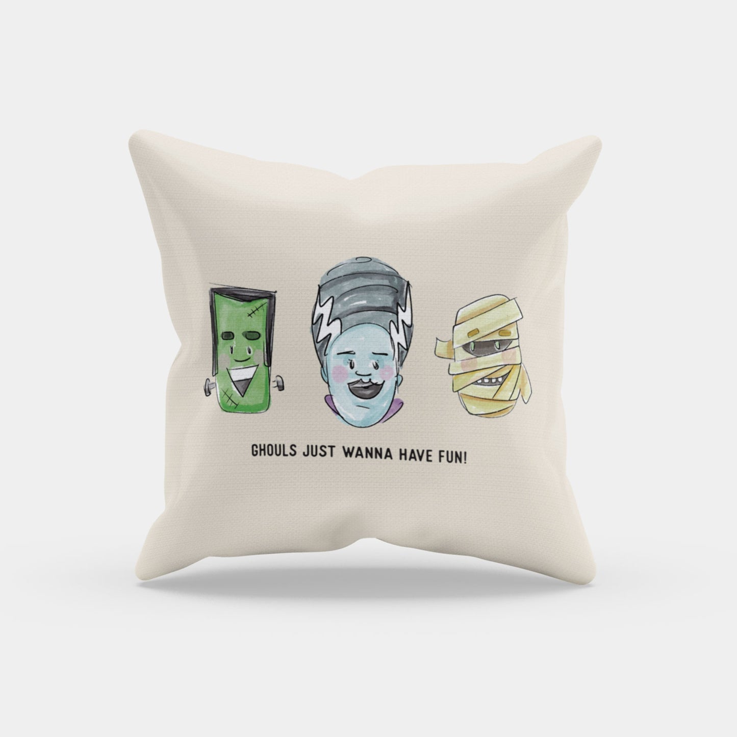 Ghouls Just Wanna Have Fun | Throw Pillow - A. B. Newton and Company