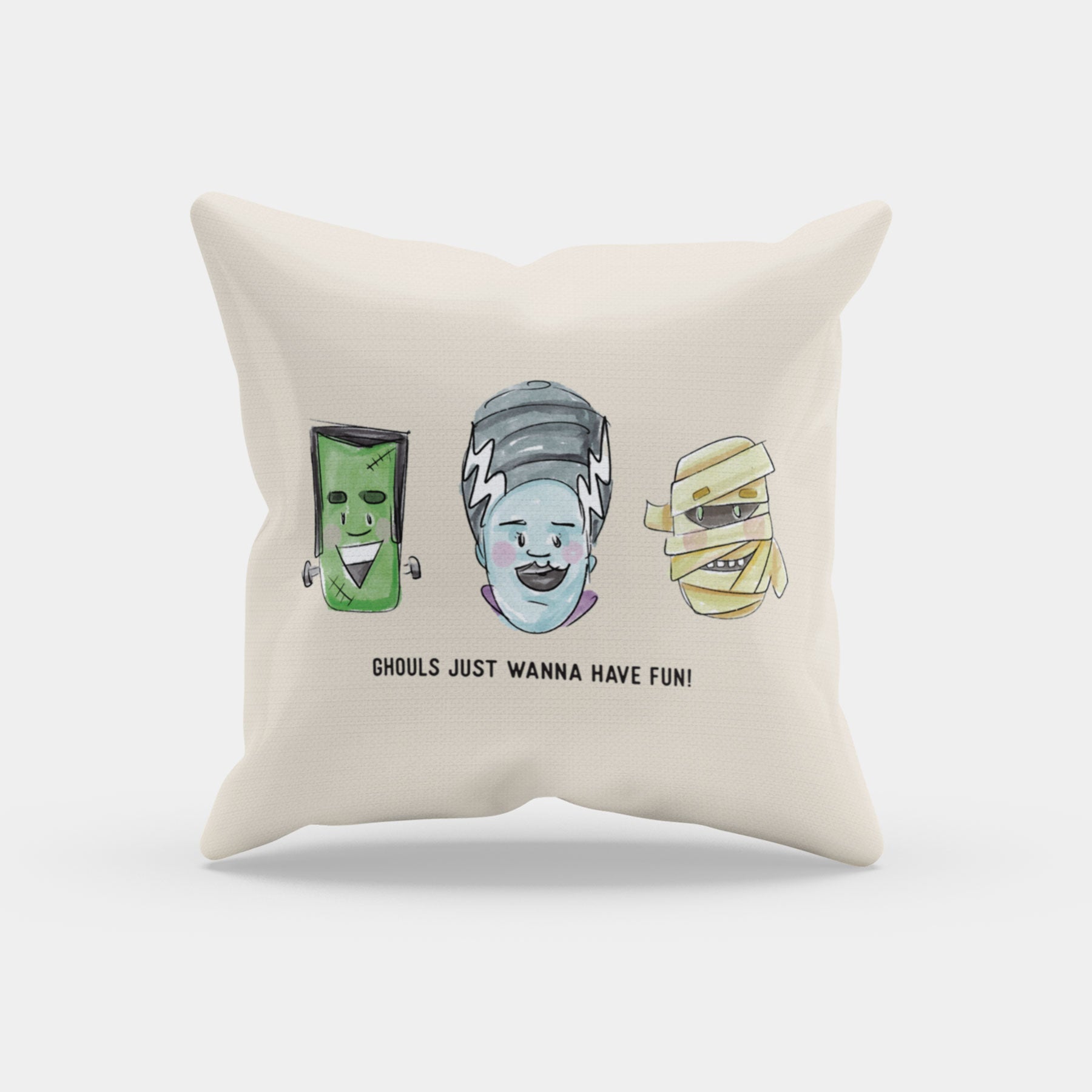 Ghouls Just Wanna Have Fun | Throw Pillow - A. B. Newton and Company