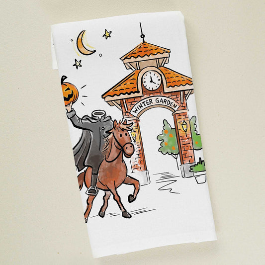 Happy Haunting | Halloween Tea Towel