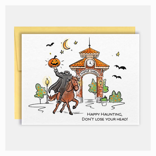 Happy Haunting | Halloween Greeting Card
