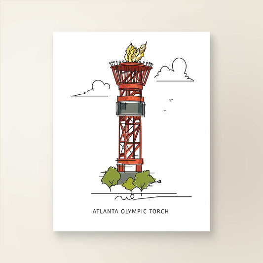 Olympic Torch | Atlanta Landmark Series