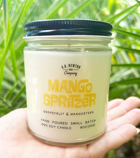 Mango Spritzer | 8oz Soy Candle | Hand Poured