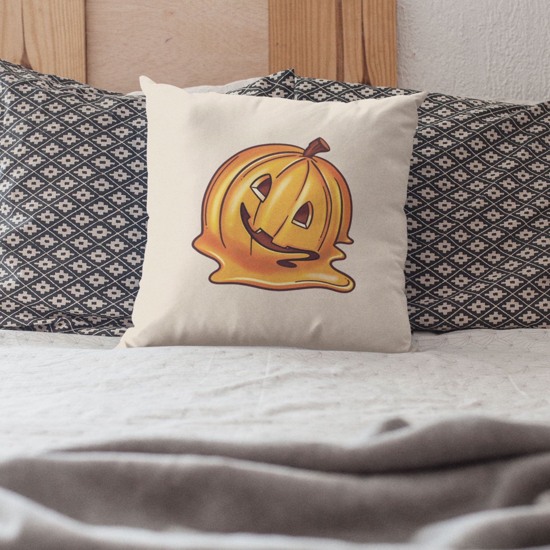 Melting Pumpkin | Throw Pillow - A. B. Newton and Company