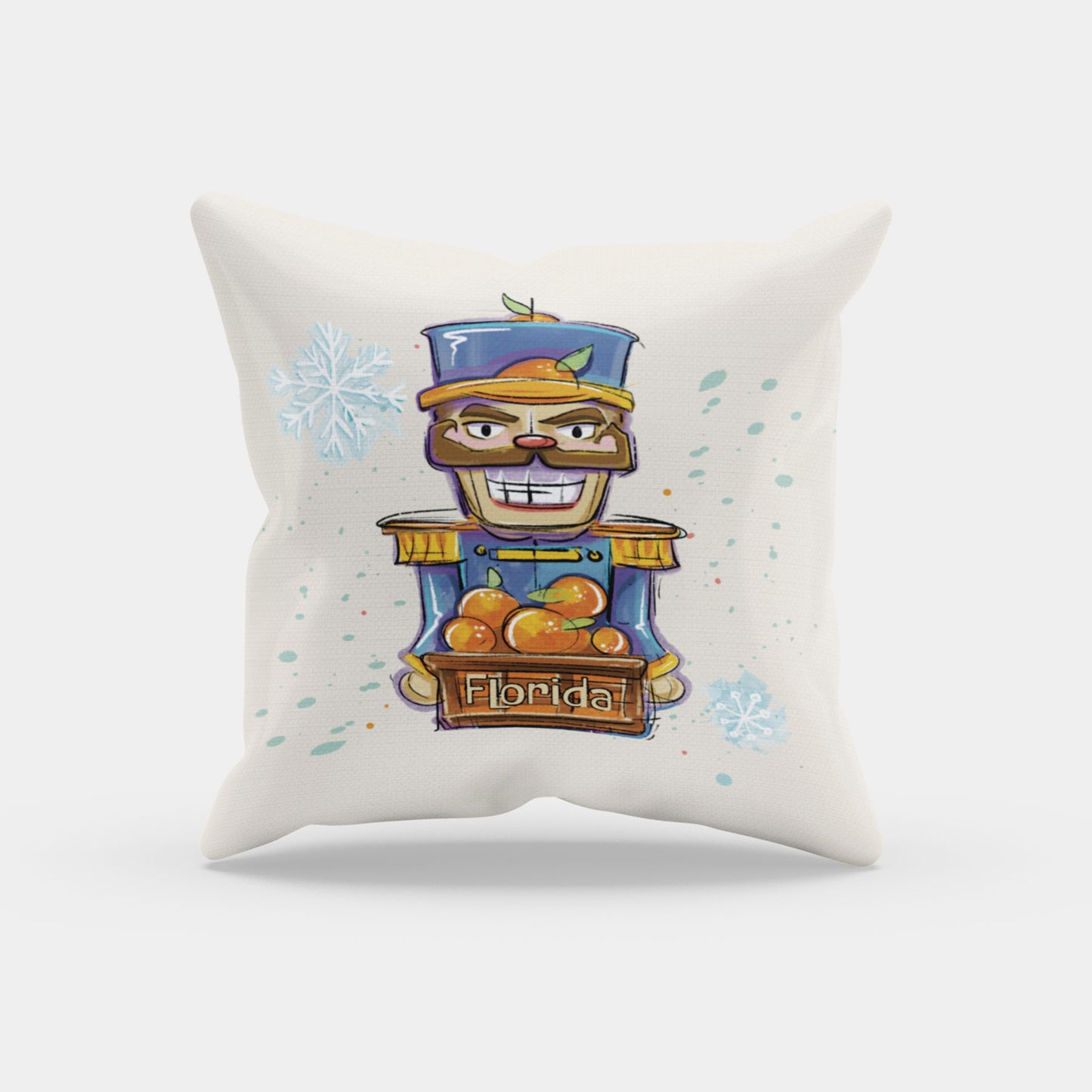 Florida Nutcracker | Christmas Throw Pillow