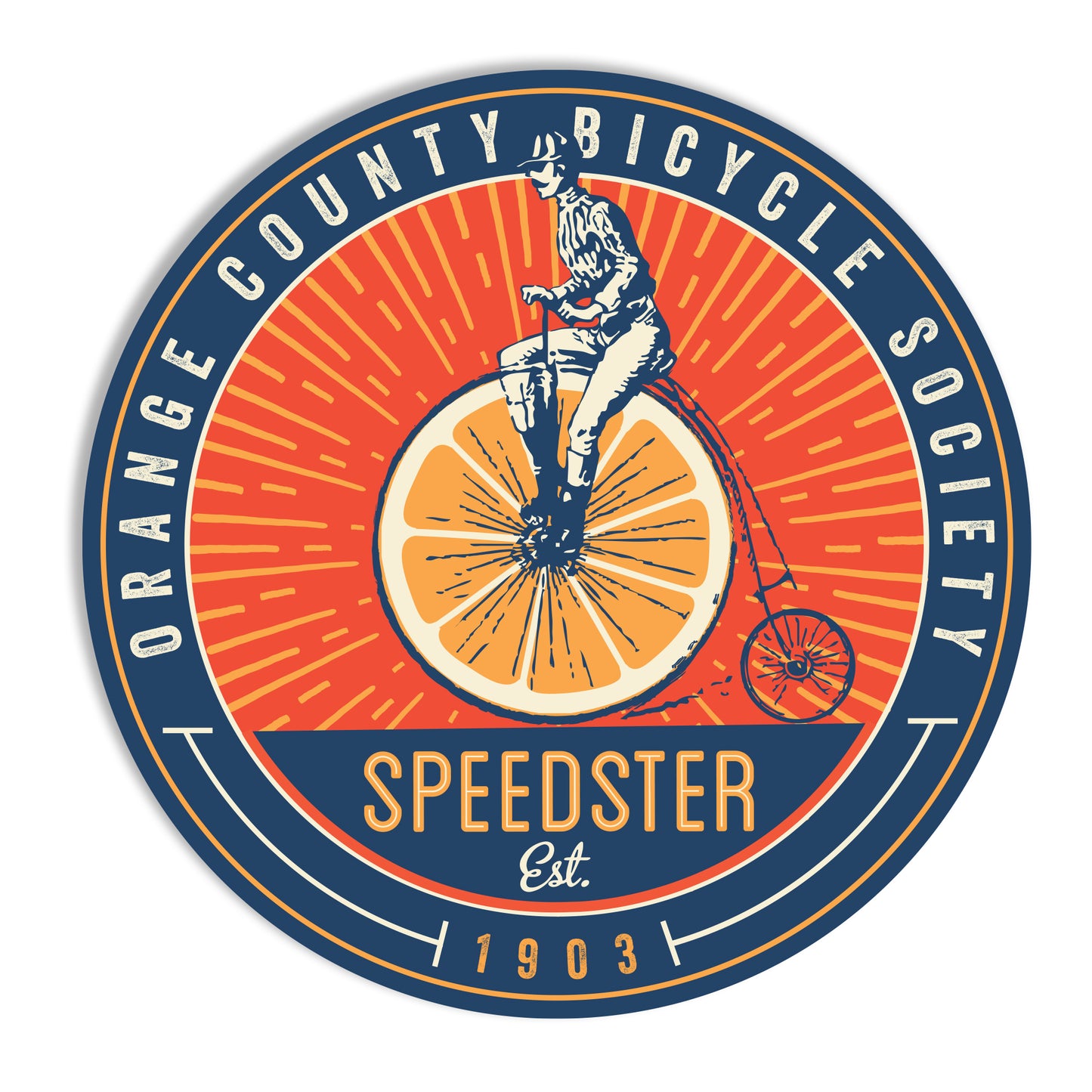 Orange County Bicycle Society Speedster Magnet