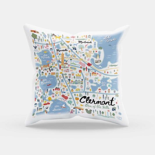 Clermont, FL | City Series | Throw Pillow