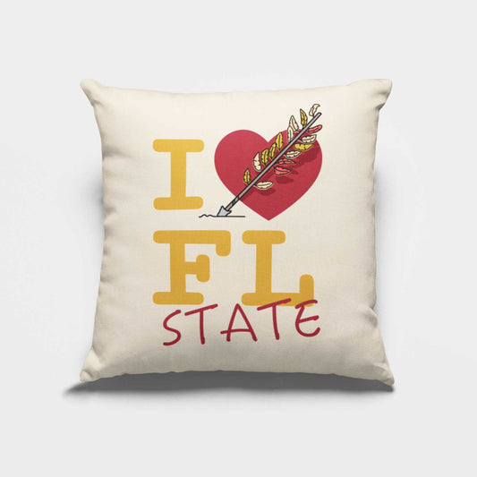 I Heart Florida State | Throw Pillow
