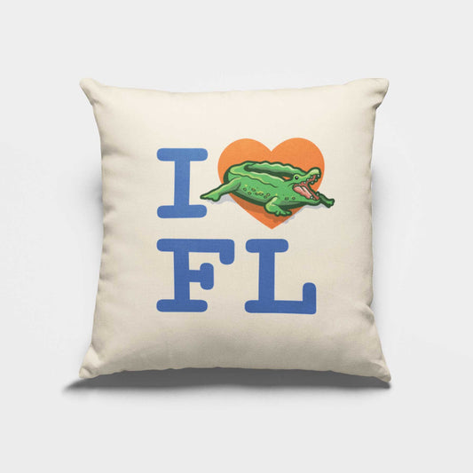 I Heart Florida Gators | Throw Pillow